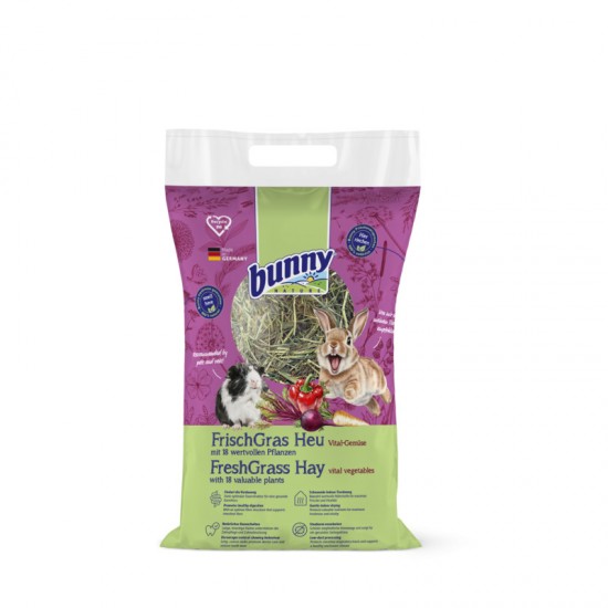 Fieno Bunny con Verdure 500gr mangime composto